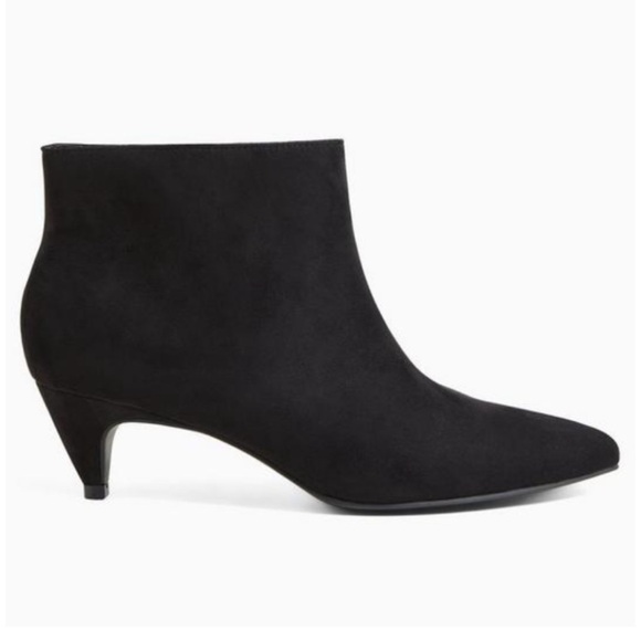 🆕 Black Kitten Heel Bootie Size 9.5 (WW) NWT Torrid New! - Picture 3 of 5